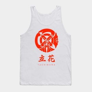 Tachibana Clan kamon with text Tank Top